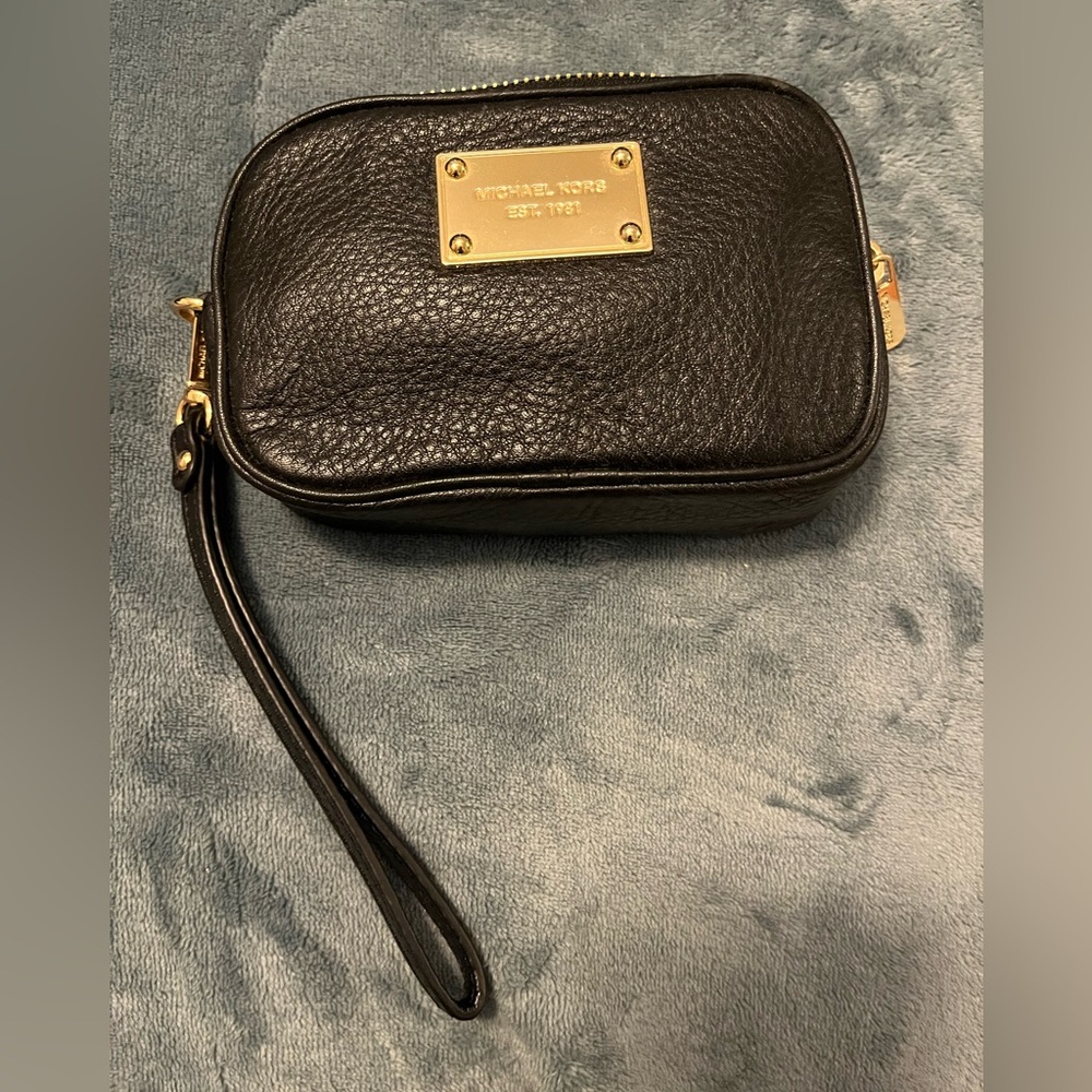 MICHAEL Michael Kors leather wristlet wallet clutch